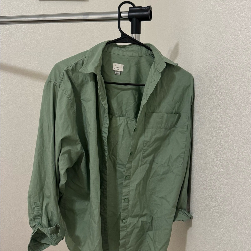 Target Women's Green Blouse